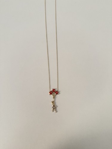Gold kette mit diamanten - 14,