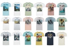 riverso Tshirt Herren Baumwolle Regular Fit RIVLukas Rundhals Kurzarm Print