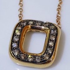 Brilliant necklace 750 rose