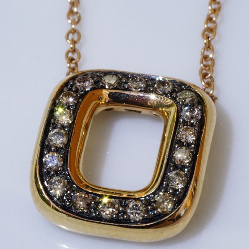 Brilliant necklace 750 - , rose