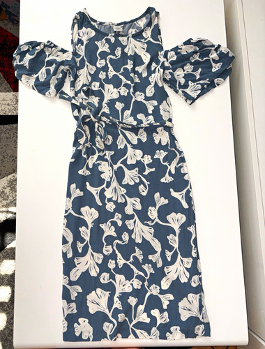 Ichi damen kleid mblau - kleid, s/mblau/weiß