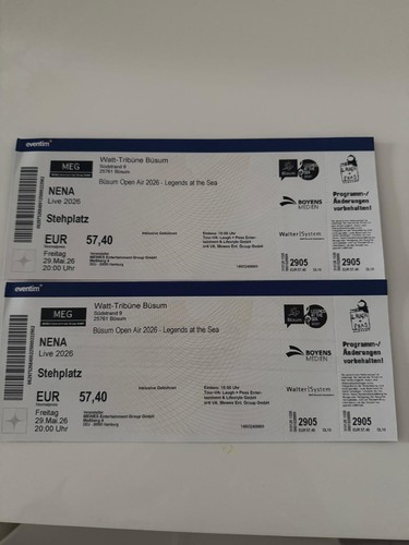 Nena konzert karten - nena,