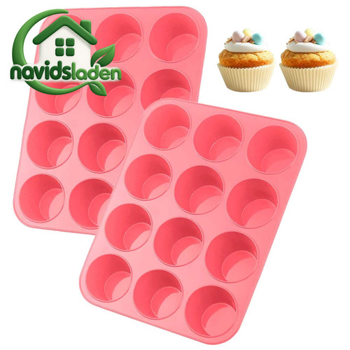 Muffinblech 12er silikon - 12er,