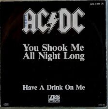 AC/DC You Shook Me All Night Long 7", 1980, Fehlpressung