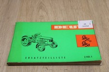 Deutz D50S D55 Ersatzteilliste