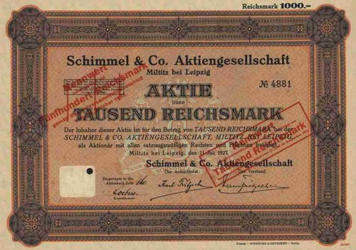 Schimmel ag 1927 miltitz - schimmel,
