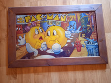 Frontscheibe "Mr. & Mrs Pac-Man - Flipperscheibe mit Rahmen