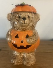 CREEPY CRITTERS Braun & Orange Teddy Kürbis Keksdose