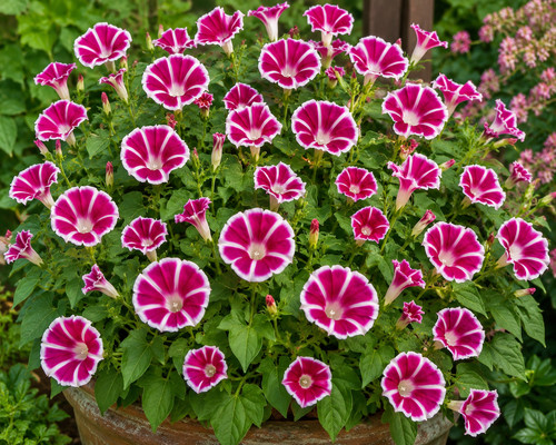 Ipomoea nil rosita rot - ipomoea,
