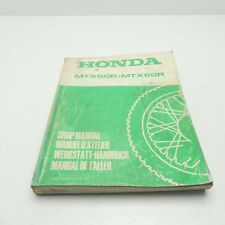Original Honda MTX 50 80 R Werkstatthandbuch Reparaturanleitung Handbuch C0484