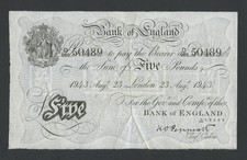 BANK OF ENGLAND £5 Schein