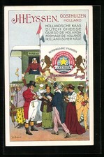 Ansichtskarte Käse-Verkauf der Fabrik J. H. Eyssen aus Oosthuizen 