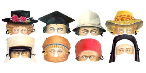 Papp masken zur - masken,