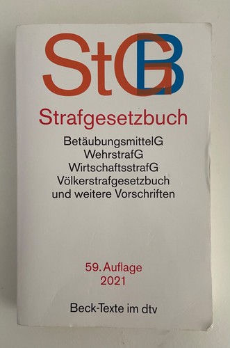 Stgb strafgesetzbuch - stgb, /