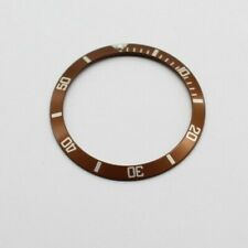 Lünette Bezel Inlay braun-gold kompatibel zu Rolex Submariner 1665 1680 5512/13