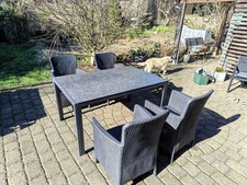 Outdoor Sitzgruppe 4 Stühle