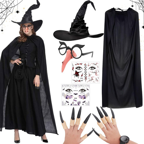 Hexenkostüm damen halloween - hexenkostüm,