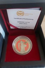 Germania 5 Mark in 1 Oz Silber Iron Cross 2019 + Box + Zertifikat #462
