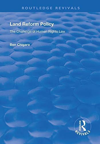 Land reform policy the - land,
