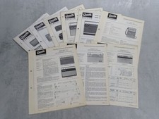 9x GRAETZ Technische Information Anleitung u.a. Radio Transistor-Kofferempfänger