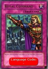YuGiOh Royal Command (V.2) LON-EN080 Ultra Rare Englisch Light Played unl.
