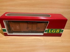 LGB Spur G 4063 ged. Güterwagen mit Bremserhaus 16818 ÖBB in OVP