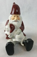 Weihnachtsmann mit Katze