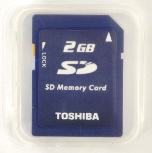 2gb toshiba memory card - 2gb, sd