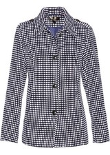 Jacke Gr. 38 Dunkelblau Weiß