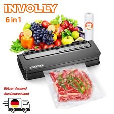 Involly V63L Vakuumierer Vakuumiergerät Folienschweißgerät inkl. 5 Beutel 170 w