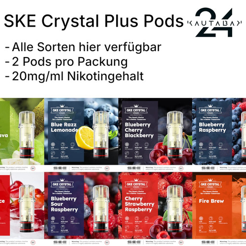 Ske crystal plus pods 20mg - plus,