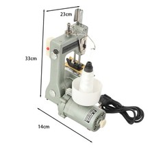 Neue Tragbare SACKNÄHMASCHINE + 5 Nadel + 200m Faden in Weiss