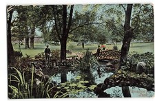 Ramsgate Park Holzbrücke