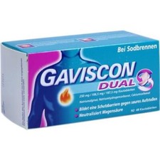 GAVISCON Dual 250mg/106,5mg/187,5mg Kautabletten 48 St PZN 11528394
