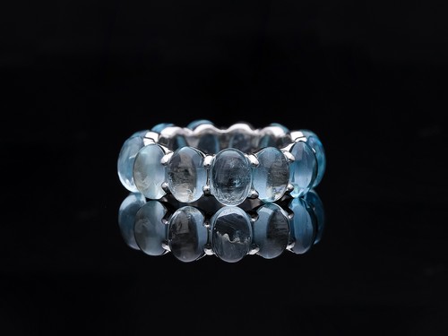 Memory ring aquamarine - memory, 585