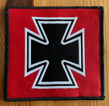 Eisernes Kreuz Iron Cross  Aufnäher Patch Biker Heavy Metal Kutte Rocker Weste