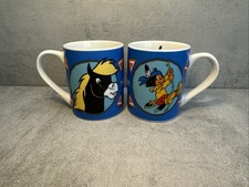 Yakari Kindertassen - Tassen Für Zwillinge - Kleiner Donner - 1A Zustand - Blau