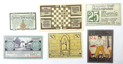 Notgeldscheine deutsches - notgeldscheine,