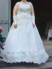 Brautkleid A-Linie, Größe