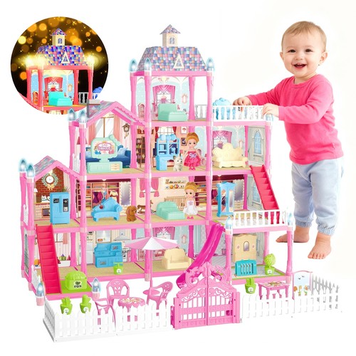 Puppenhaus schloss spielset - puppenhaus, schloss-spielset