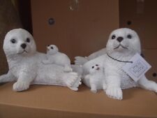 Robbe Seehund m. Baby  Deko