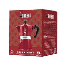 Bialetti - Deco Glamour - Moka Express 3tz Red 130ml 4,4oz