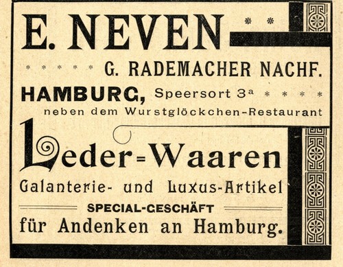 Neven hamburg galanterie - e.neven, &