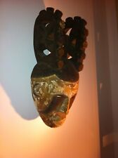 Große, expressive afrikanische Maske, Igbo, Mitte 20. Jhdt. (aus Sammlung)