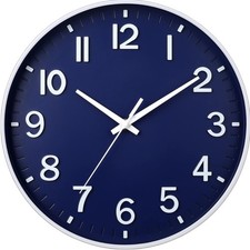 30CM Lautlose Wanduhr mit