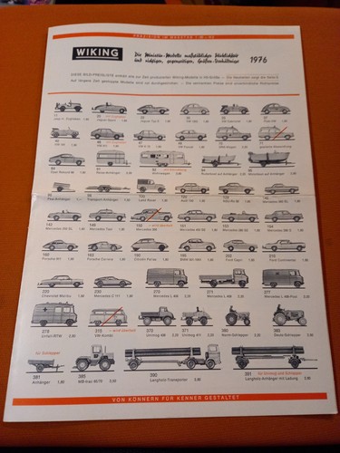Wiking prospekt 1976 - wiking,