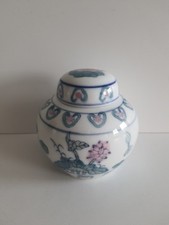 Antike Chinesische Porzellan Ingwertopf Teetopf mit Deckel TOP !!!