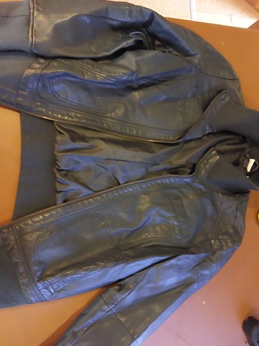 Outfit leder jacke - leder,