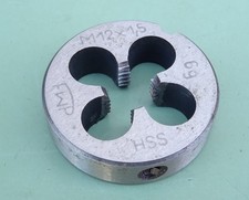 HSS Schneideisen M12x1,5 6g MF Feingewinde Gewindeschneider Gewindeschneideisen