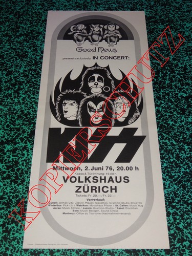Original kiss 1976 konzert - original,